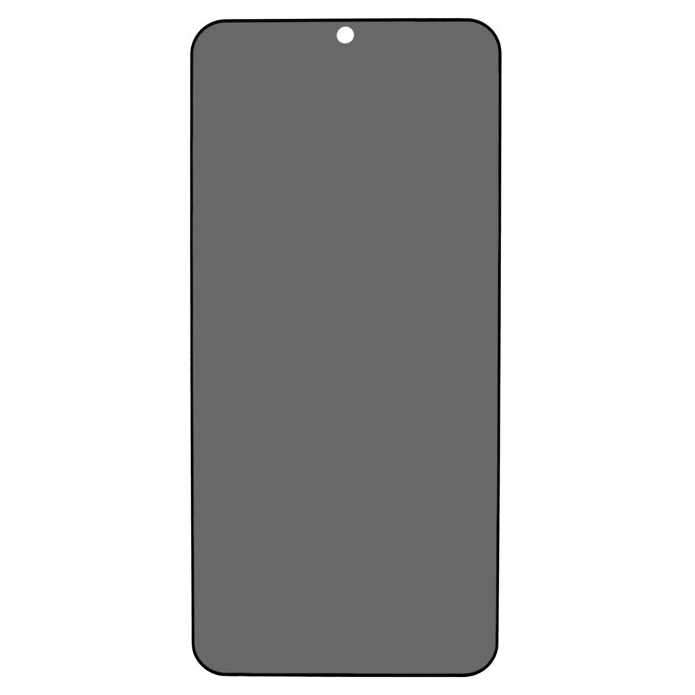 180 Degree Anti-Spy Film Black Edge Tempered Glass Screen Protector - For Samsung Galaxy S25