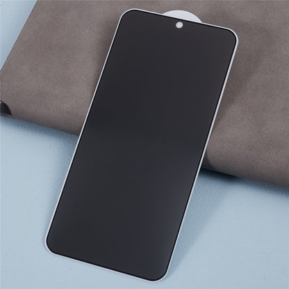 180 Degree Anti-Spy Film Black Edge Tempered Glass Screen Protector - For Samsung Galaxy S25
