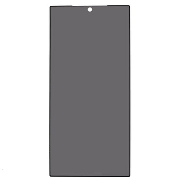 180 Degree Anti-Spy Film Black Edge Tempered Glass Screen Protector - For Samsung Galaxy S25 Ultra