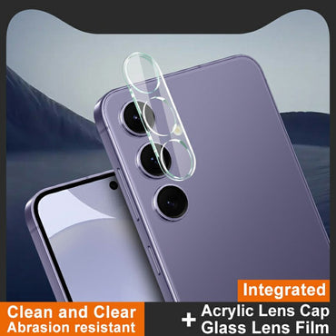Imak Camera Lens Protector Tempered Glass + Acrylic Lens Cap - For Samsung Galaxy S25+