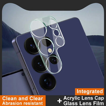 Imak Camera Lens Protector Tempered Glass + Acrylic Lens Cap - For Samsung Galaxy S25 Ultra