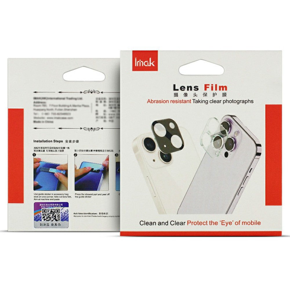 Imak Camera Lens Protector Tempered Glass + Acrylic Lens Cap - For Samsung Galaxy S25 Ultra