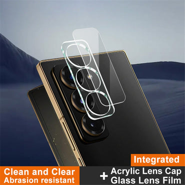 Imak Camera Lens Protector Tempered Glass + Acrylic Lens Cap - For Samsung Galaxy Z Fold Special