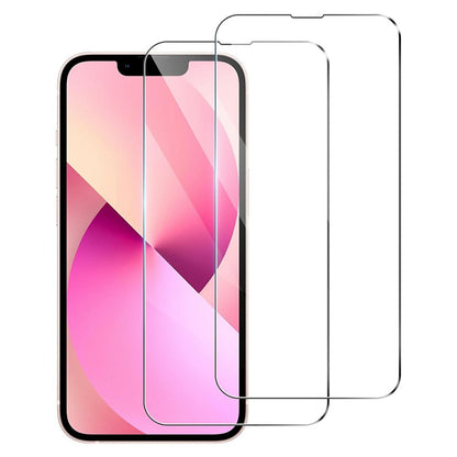 2Pcs HD Clear Screen Protector 2.5D Arc Edge Tempered Glass - For iPhone 17e / 16e