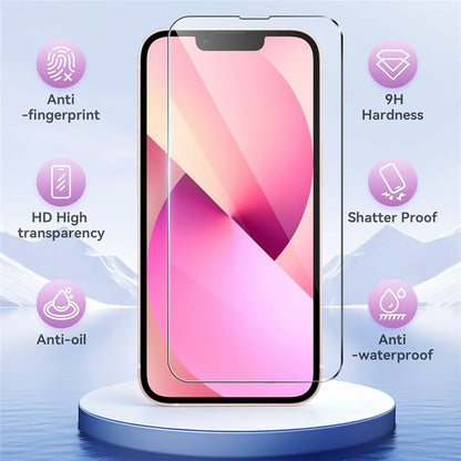 2Pcs HD Clear Screen Protector 2.5D Arc Edge Tempered Glass - For iPhone 17e / 16e