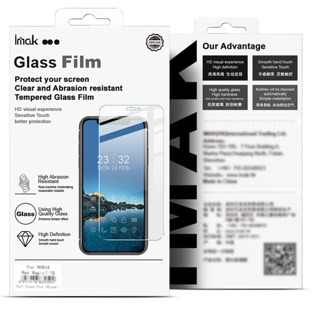 Imak H Series Clear Tempered Glass Screen Protector - For Samsung Galaxy S25 Edge