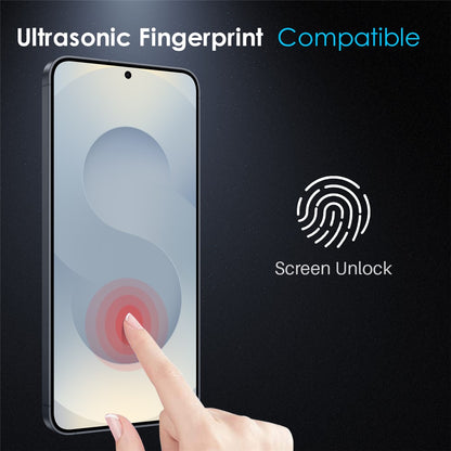 NORTHJO A++ Screen Protector Tempered Glass 0.15mm 2.5D Film (Support Fingerprint Unlock) - For Samsung Galaxy S25 Edge