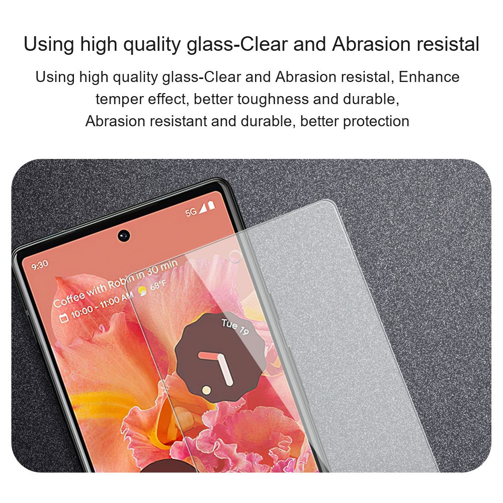Amorus 2.5D Arc Edge 9H Clear Tempered Glass Screen Protector - For Google Pixel 10 Pro / 10 / 9 Pro / 9