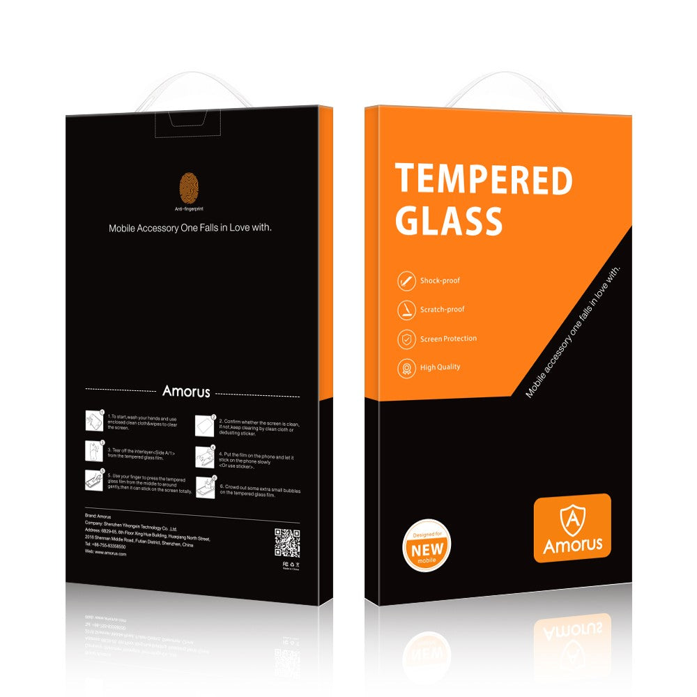 Amorus 2.5D Arc Edge 9H Clear Tempered Glass Screen Protector - For Google Pixel 10 Pro / 10 / 9 Pro / 9