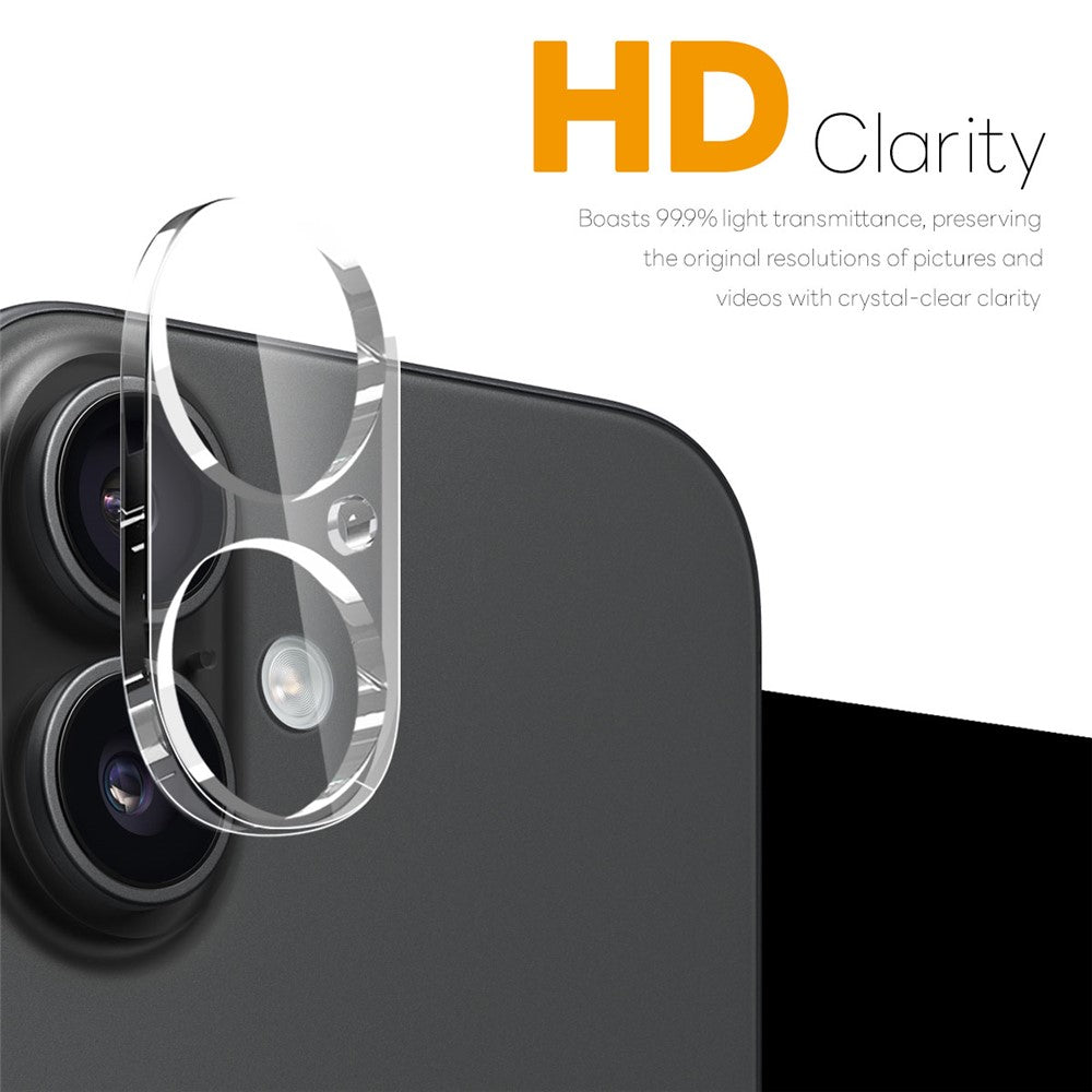 NORTHJO Camera Lens Protector Tempered Glass HD Clear 3D Full Coverage - For iPhone 17