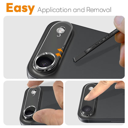 NORTHJO Camera Lens Protector Tempered Glass HD Clear 3D Full Coverage - For iPhone Air