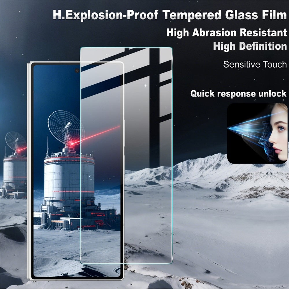Imak H Series Clear Tempered Glass Screen Protector - For Samsung Galaxy Z Fold7