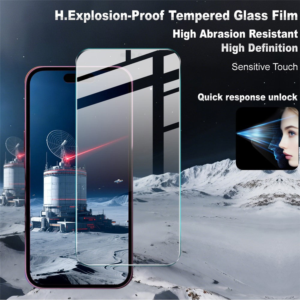 Imak H Series Clear Tempered Glass Screen Protector - For iPhone Air