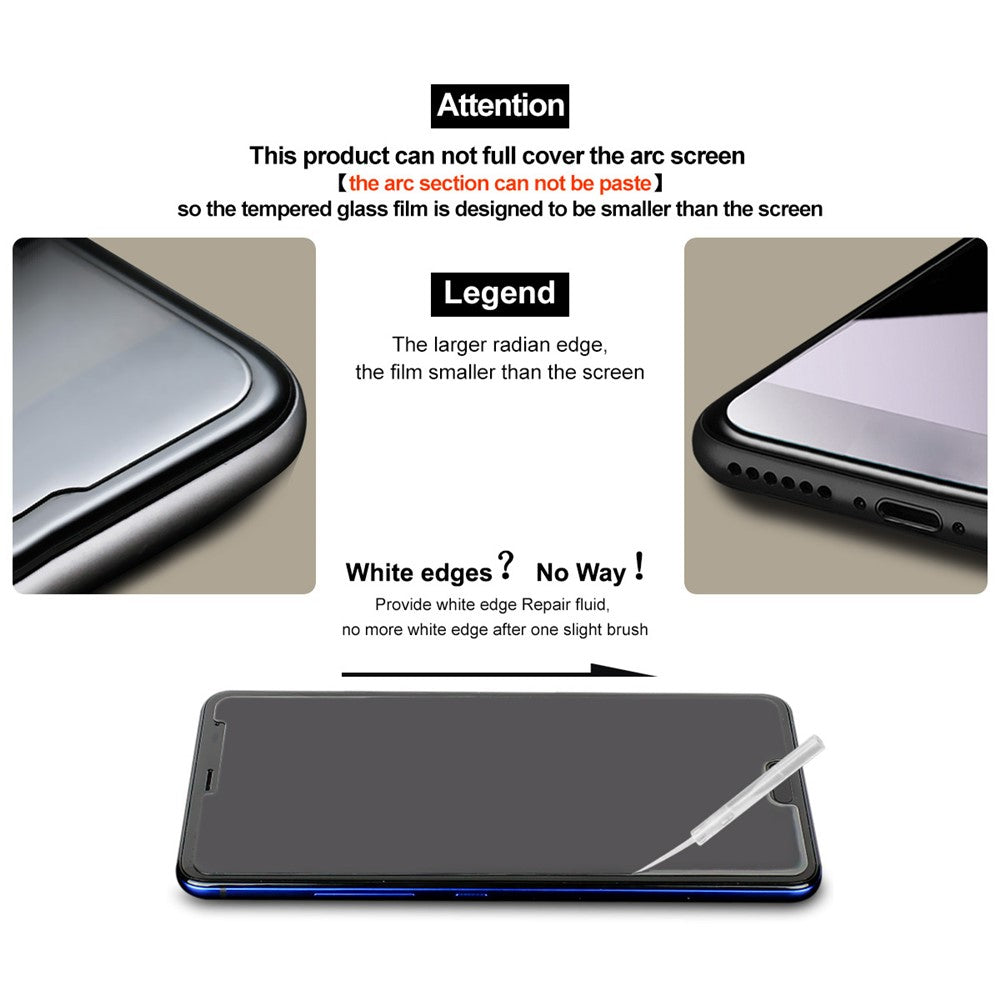 Imak H Series Clear Tempered Glass Screen Protector - For iPhone Air