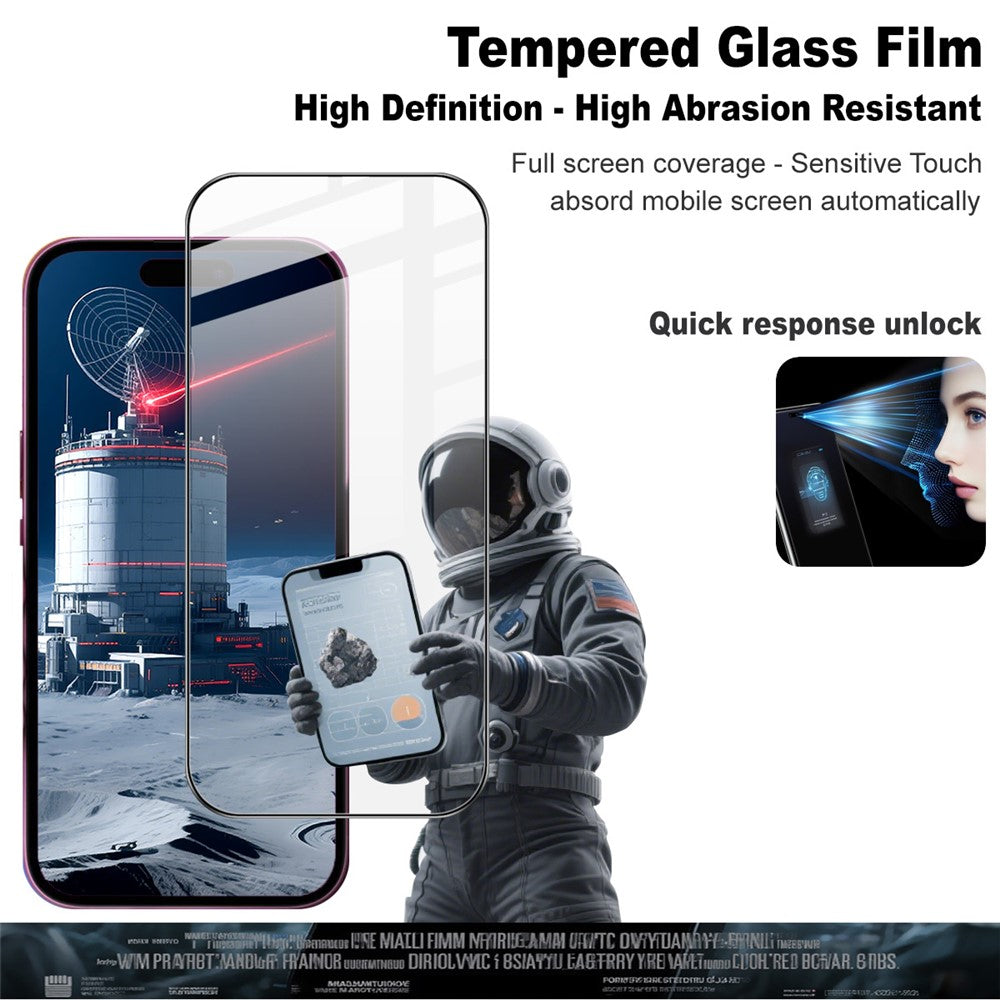 Imak Pro+ Series Tempered Glass Full Screen Protector - For iPhone 18 / 18 Pro / 17 / 17 Pro