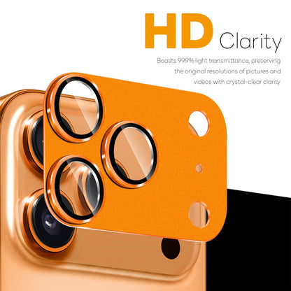 NORTHJO Camera Lens Protector Matte Integrated Metal Tempered Glass - For iPhone 17 Pro