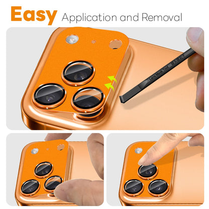 NORTHJO Camera Lens Protector Matte Integrated Metal Tempered Glass - For iPhone 17 Pro