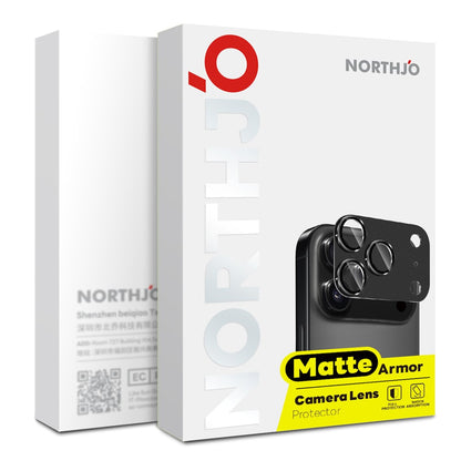NORTHJO Camera Lens Protector Matte Integrated Metal Tempered Glass - For iPhone 17 Pro