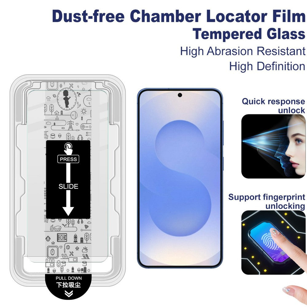 Imak H Series Tempered Glass Screen Protector with Easy Installation Tool - For Samsung Galaxy S25