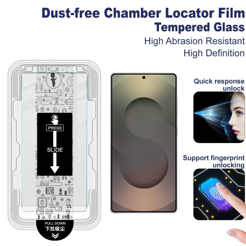 Imak H Series Tempered Glass Screen Protector with Easy Installation Tool - For Samsung Galaxy S25 Ultra