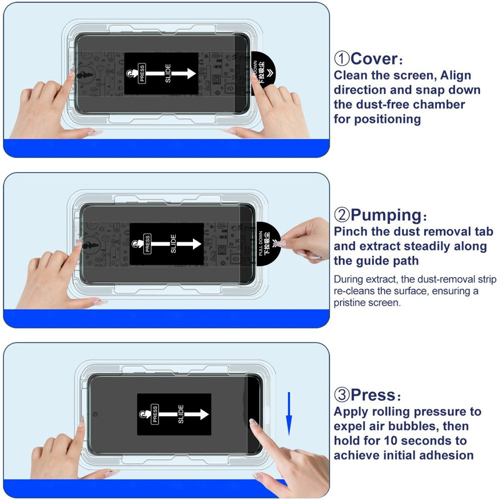 Imak H Series Tempered Glass Screen Protector with Easy Installation Tool - For Samsung Galaxy S25 Ultra