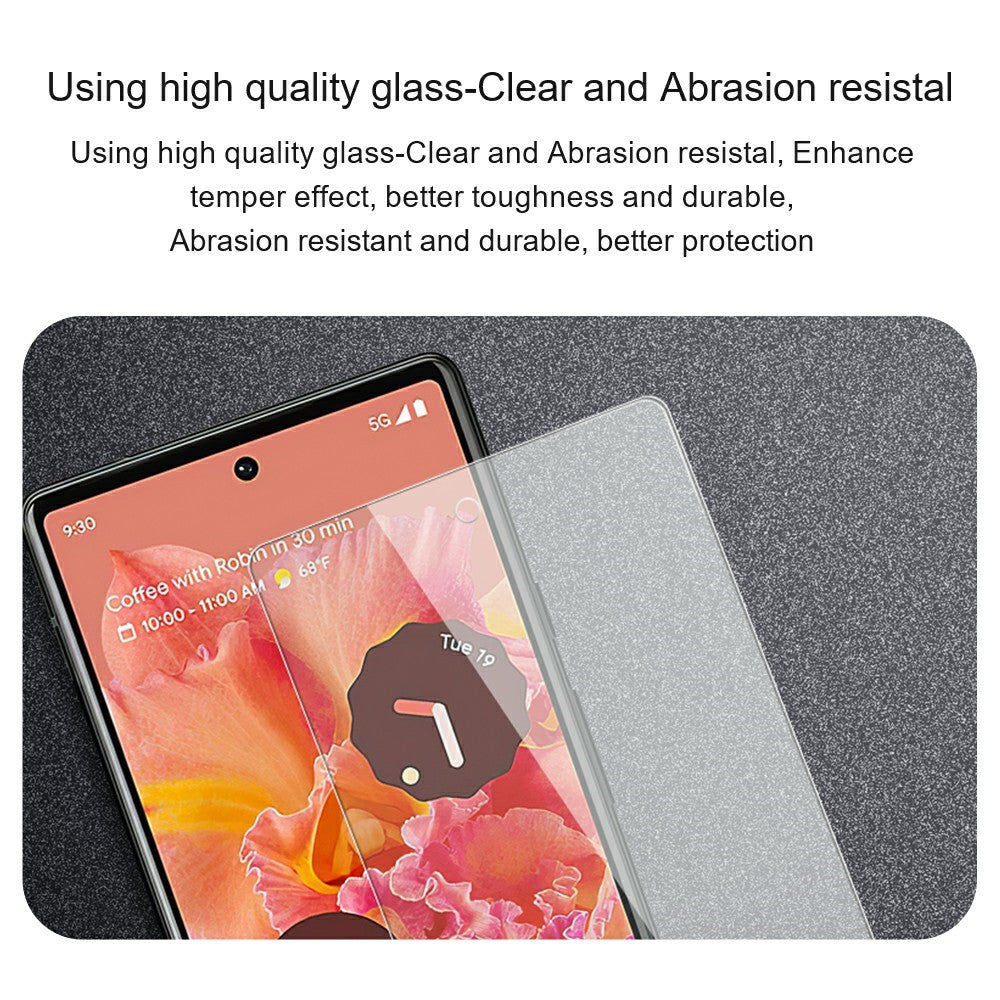 Amorus 2.5D Arc Edge 9H Front Clear Tempered Glass Screen Protector - For Google Pixel 10 Pro Fold