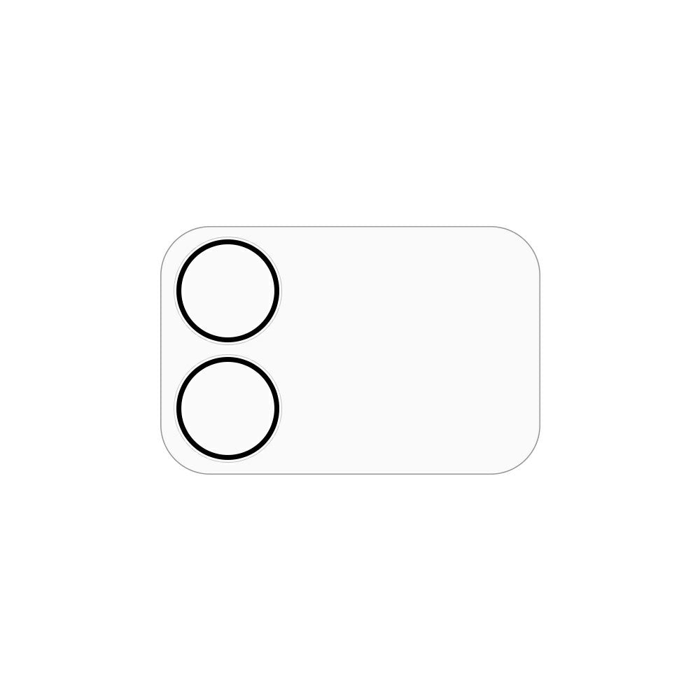 Full Coverage Camera Lens Protector Black Circle Design HD Clear Tempered Glass Lens Film - For Xiaomi 17 Pro Max