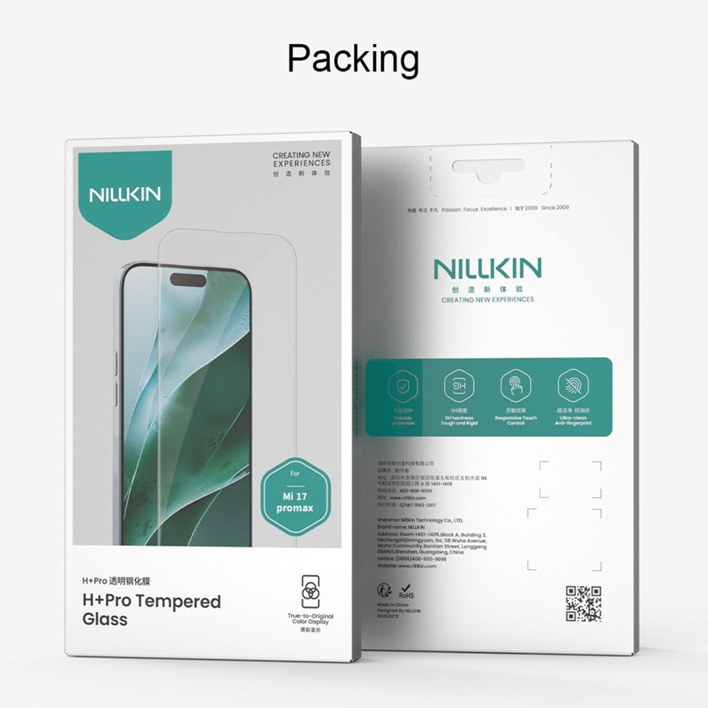 NILLKIN H+Pro 9H Tempered Glass Screen Protector - For Xiaomi 17 Pro Max