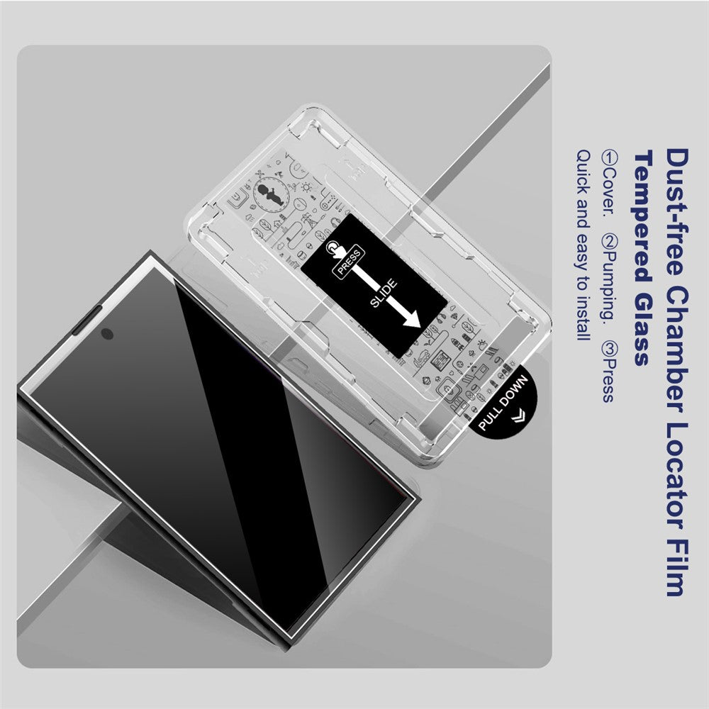 Imak H Series Tempered Glass Screen Protector with Easy Installation Tool - For Samsung Galaxy S26 Ultra
