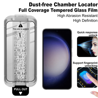 Imak Tempered Glass Full Screen Protector with Installation Tool - For Samsung Galaxy S25 / S24