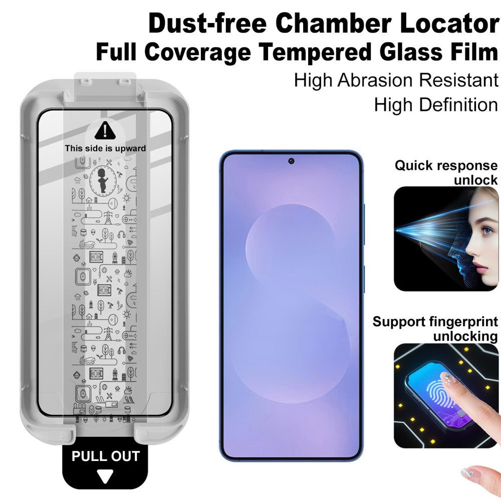 Imak Tempered Glass Full Screen Protector with Installation Tool - For Samsung Galaxy S26