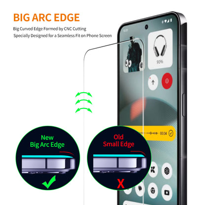 ENKAY HAT PRINCE 9H Clear Tempered Glass Screen Protector (Not Full Coverage) - For Nothing Phone (4a) / (4a) Pro