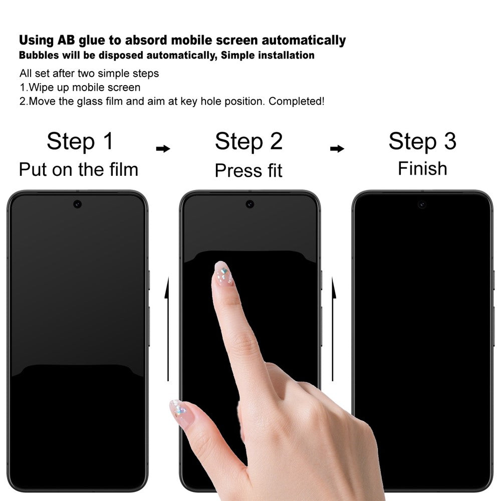Imak Pro+ Series Screen Protector Full Coverage Tempered Glass - For Nothing Phone (4a)