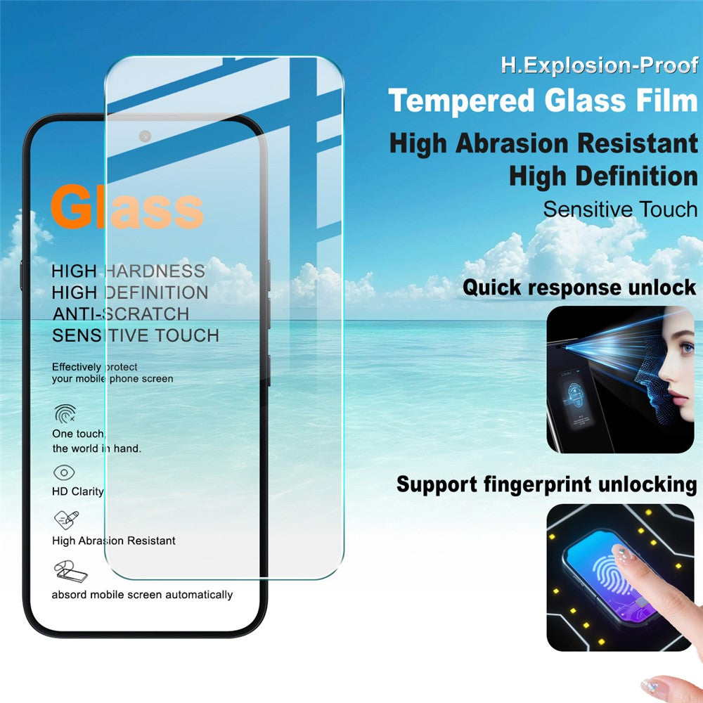 Imak H Series Tempered Glass Screen Protector (Not Complete Coverage) - For Nothing Phone (4a) Pro