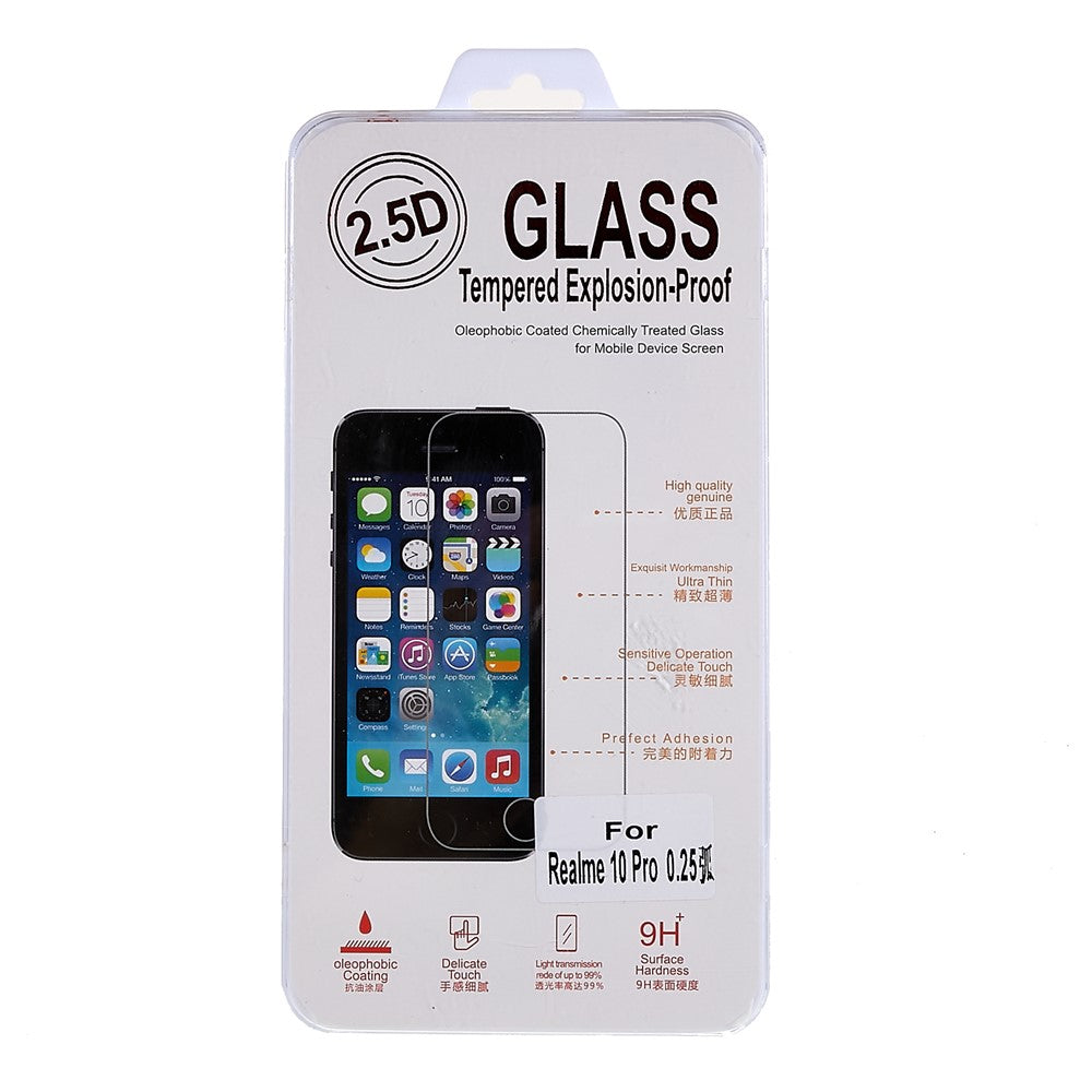 2.5D Arc Edge 0.25mm 9H Clear Tempered Glass Screen Protector - For Samsung Galaxy A54 5G