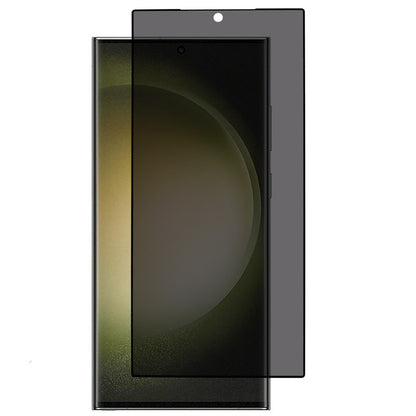 180 Degree Anti-Spy Film Silk Printing Tempered Glass Screen Protector - For Samsung Galaxy S24 Ultra
