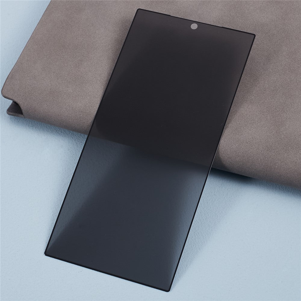 180 Degree Anti-Spy Film Silk Printing Tempered Glass Screen Protector - For Samsung Galaxy S24 Ultra