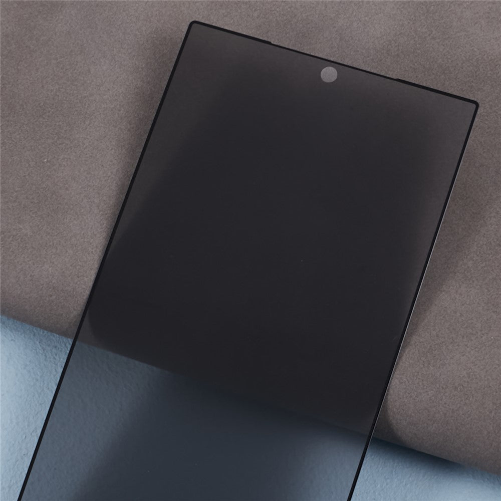 180 Degree Anti-Spy Film Silk Printing Tempered Glass Screen Protector - For Samsung Galaxy S24 Ultra