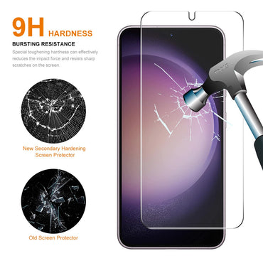 ENKAY HAT PRINCE 0.18mm Clear Tempered Glass Screen Protector (Fingerprint Unlock) - For Samsung Galaxy S25 / S24