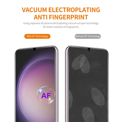 ENKAY HAT PRINCE 0.18mm Clear Tempered Glass Screen Protector (Fingerprint Unlock) - For Samsung Galaxy S25 / S24