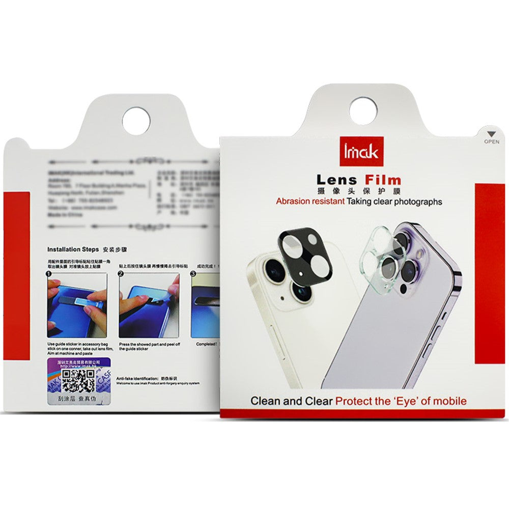 Imak Camera Lens Protector Tempered Glass + Acrylic Lens Cap - For Samsung Galaxy A55