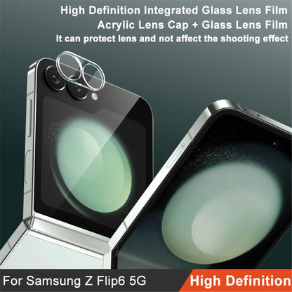 Imak Camera Lens Protector Tempered Glass + Acrylic Lens Cap - For Samsung Galaxy Z Flip6