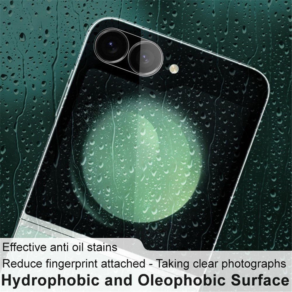Imak Camera Lens Protector Tempered Glass + Acrylic Lens Cap - For Samsung Galaxy Z Flip6