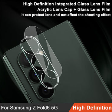 Imak Camera Lens Protector Tempered Glass + Acrylic Lens Cap - For Samsung Galaxy Z Fold6