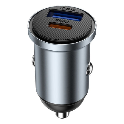 Wiwu Wi-CC030 Nano Lite 35W USB-C + USB Car Charger Fast Charging