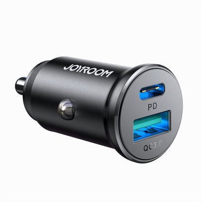 Joyroom CCN05 Mini 30W USB + Type-C Fast Charging Car Adapter