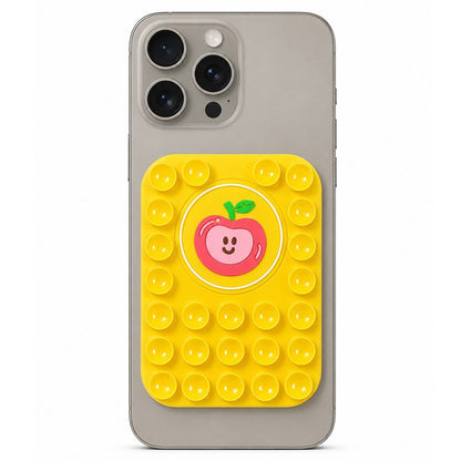 Apple Pattern Magnetic Suction Cup Phone Mount Compatible with MagSafe Case