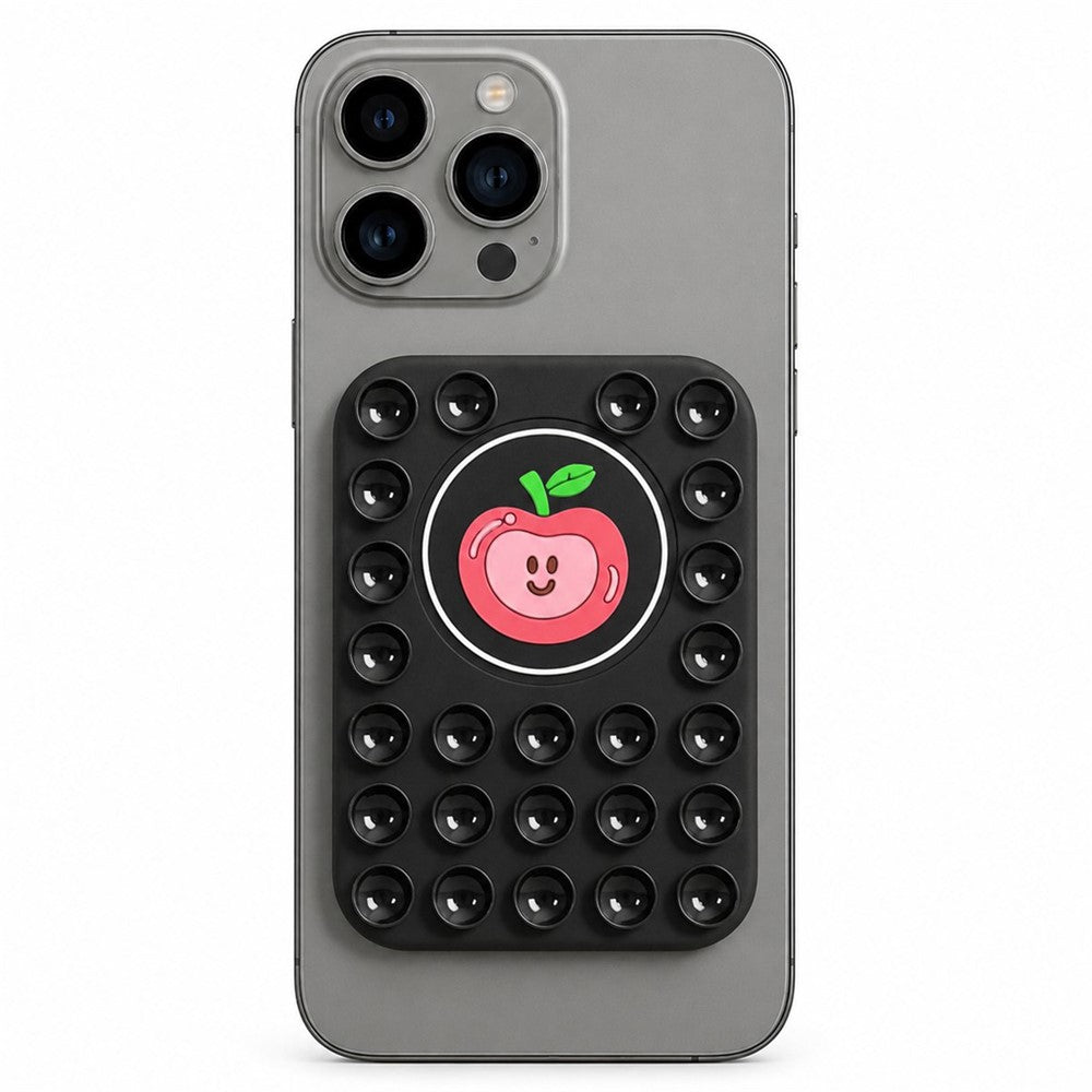 Apple Pattern Magnetic Suction Cup Phone Mount Compatible with MagSafe Case