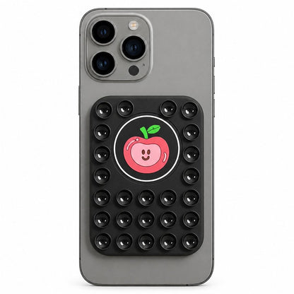 Apple Pattern Magnetic Suction Cup Phone Mount Compatible with MagSafe Case