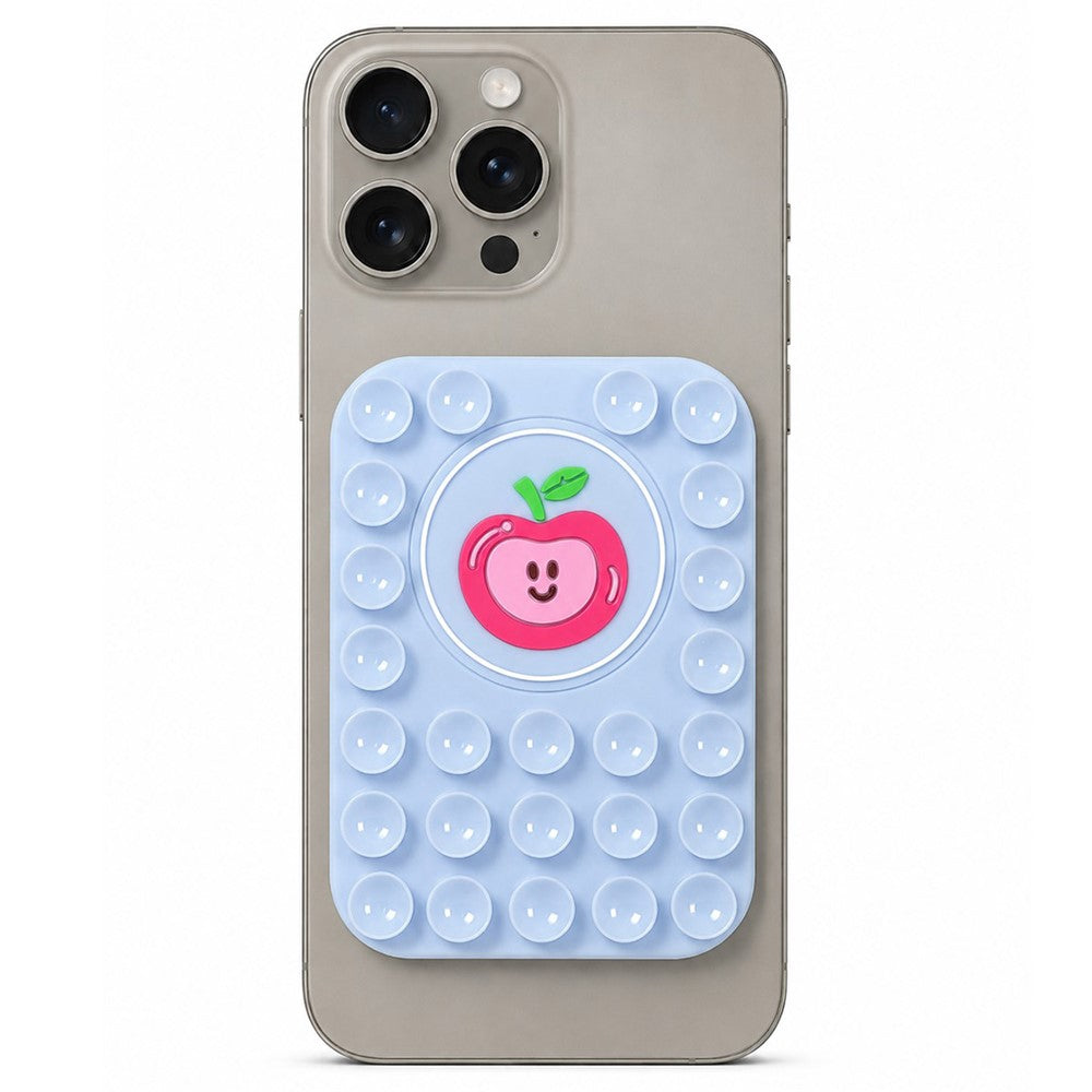 Apple Pattern Magnetic Suction Cup Phone Mount Compatible with MagSafe Case